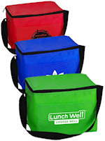Coolers: 6 Pack Cooler Lunch Bags
